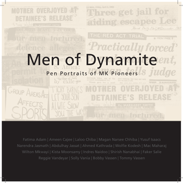 Men of Dynamite Pen Portraits of MK Pioneers