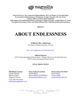 About Endlessness