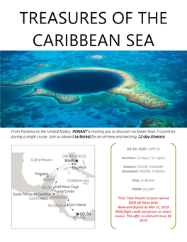 Treasures of the Caribbean Sea