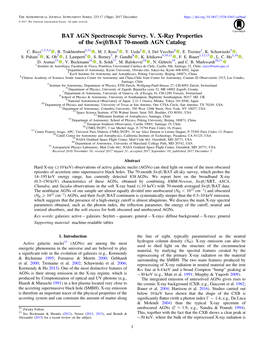 BAT AGN Spectroscopic Survey. V. X-Ray Properties of the Swift/BAT 70-Month AGN Catalog