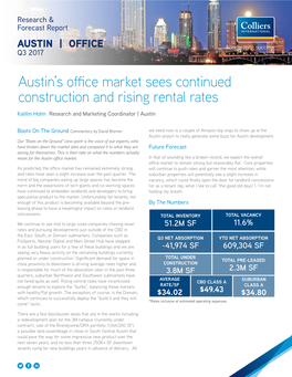 Austin's Office Market Sees Continued Construction And