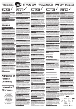 Paf 2011 Programme