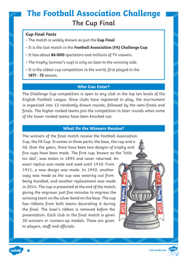 The Football Association Challenge the Cup Final