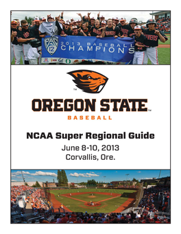 NCAA Super Regional Cover.Indd