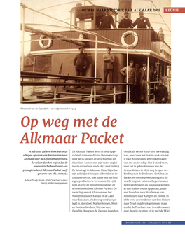 Op Weg Met De Alkmaar Packet