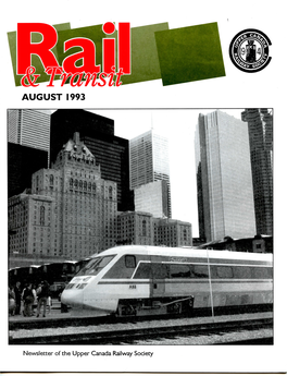 Newsletter of the Upper Canada Railway Society