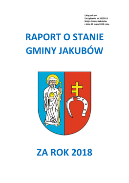 Raport O Stanie Gminy Jakubów Za Rok 2018