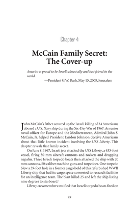 Chapter 4 Mccain Family Secret: the Cover-Up