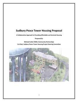 Sudbury Peace Tower Housing Proposal