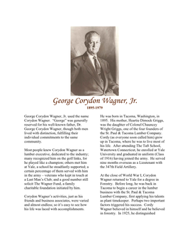 George Corydon Wagner, Jr