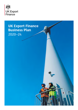 UK Export Finance Business Plan 2020-2024