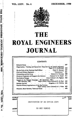 The Royal Engineers Journal