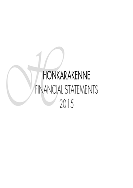 Honkarakenne Financial Statements 2015