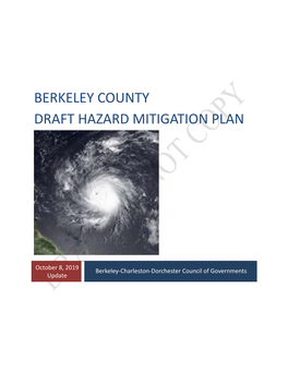 Berkeley County Draft Hazard Mitigation Plan