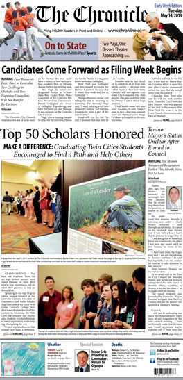 Top 50 Scholars Honored