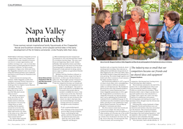 Napa Valley Matriarchs