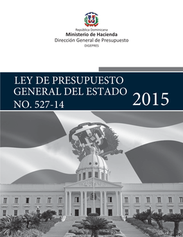 Ley De Presupuesto General Del Estado 2015