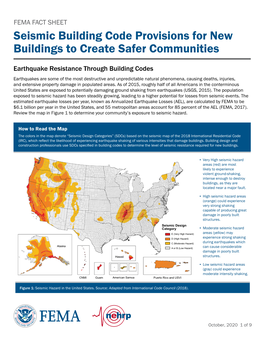 Seismic Building Code Provisions for New Buildings to Create Safer Communities