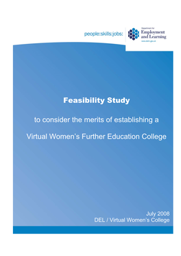 Feasibility Study to Consider the Merits of Establishing a Virtual Women's