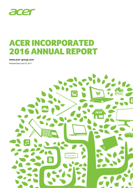 Acer Group Annual Report 2016