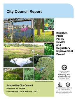 City Council Report