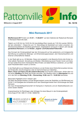 Mini Remseck 2017