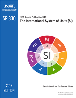 The International System of Units (SI), 2019 Edition