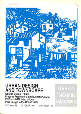 Urban Design and Townscape