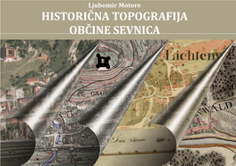 Historična Topografija Občine Sevnica S Popisi Prebivalcev