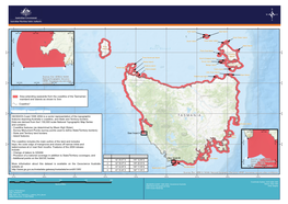 Tasmanian Mainland and Islands As Shown to 3Nm