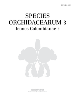 Icones Colombianae 3