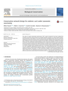 Biological Conservation 176 (2014) 236–242