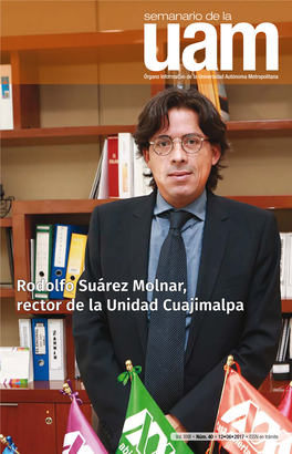 Rodolfo Suárez Molnar, Rector De La Unidad Cuajimalpa