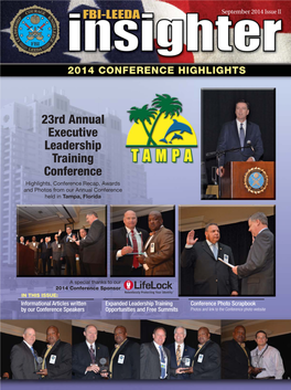 23Rd Annual Executive Leadership Training Conference Highlights, Conference Recap, Awards and Photos from Our Annual Conference Held in Tampa, Florida