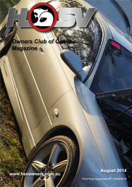 Owners Club of Qld. Inc. Magazine