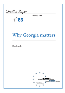 Why Georgia Matters
