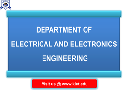 Department of Electrical and Electronics Engineering