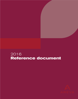 2016 Reference Document
