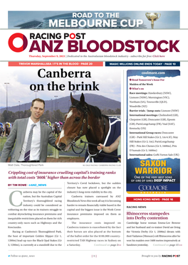 Canberra on the Brink | 2 | Thursday, September 9, 2021