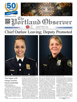 Chief Outlaw Leaving; Deputy Promoted