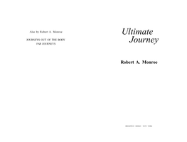 Ultimate JOURNEYS out of the BODY Journey FAR JOURNEYS