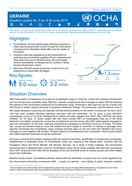 Situation Overview UKRAINE