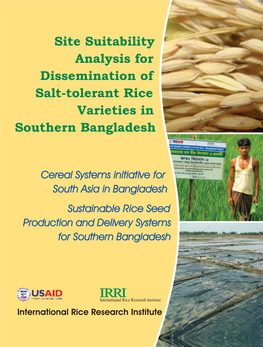 Site Suitability Analysis for Dissemination of Salt-Tolerant Rice Varieties in Southern Bangladesh