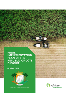 Final Implementation Plan of the Republic of Côte D'ivoire