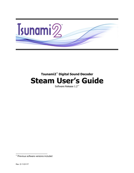 Tsunami2 Steam User's Guide