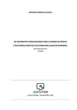 As Historietas Como Recurso Para O Ensino De Língua E De Outros Aspectos Culturais Nas Aulas De Espanhol