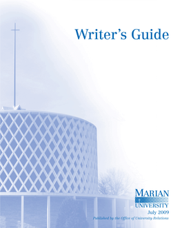 Writers Guide