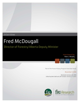 Fred Mcdougall