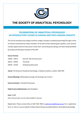 The Society of Analytical Psychology