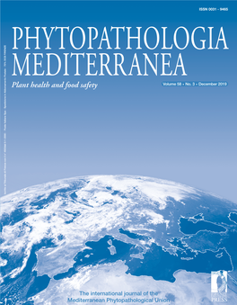 Phytopathologia Mediterranea Phytopathologia
